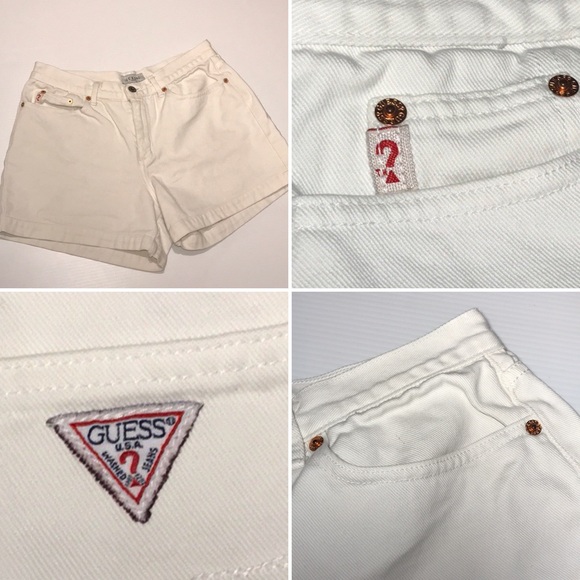Guess Pants - 💖 Women's White GUESS Jean Denim Shorts Size 32